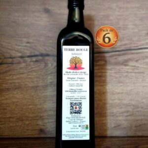 Huile d’olive Terre Rouge – Pack 6 bouteilles (750ml)